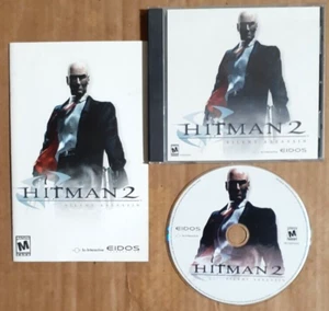 Hitman 2: Silent Assassin (PC, 2002) con estuche para joyas y manual - Imagen 1 de 1