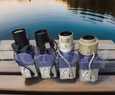 Lote de 4 Cámaras de Seguridad Panasonic WV-CP484 Color 540TVL Lentes Surtidas PROBADAS Foto 1 de 4