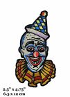 Creepy Scary Horror Clown Smiling Face Costume Embroidered Iron On Patch
