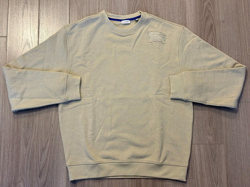 Felpa Burberry cotone girocollo sapone taglia XL