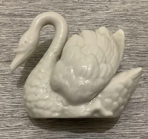 Figura Cisne Porcelana Nymphenburg 3" Largo 953 - Imagen 1 de 4