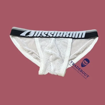 Aussiebum Hombres Blanco Malla Perforada Deporte Calzoncillo Ropa Interior Talla M L XL Foto 1 de 4