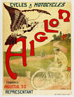 Motocycles Aiglon Rzmy - Poster Hq 60X80cm D'une Affiche Vintage