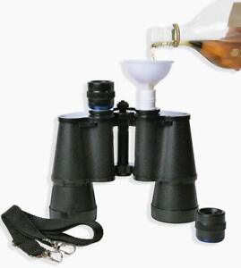 Hidden Alcohol Binoculars Flask Double Barreled - Parties Events Drinking Game