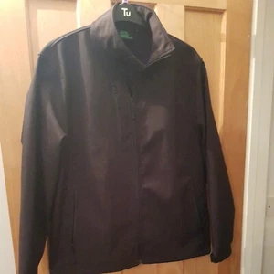 (C*) Fortress Soft Cell Jacket By Castle Clothing Black Size L Ex Condition - Picture 1 of 12