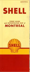 Mappa stradale Shell 1949: Montreal NOS - Foto 1 di 1