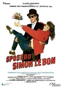 Dvd SPOSERO' SIMON LE BON con Gianmarco Tognazzi nuovo 1986