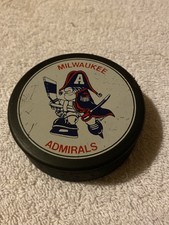Milwaukee Admirals IHL Vintage Hockey Puck New