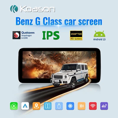 Android13 Autoradio Carplay Car GPS 12.3“ Screen stereo display for Benz G Class - Image 1 of 4