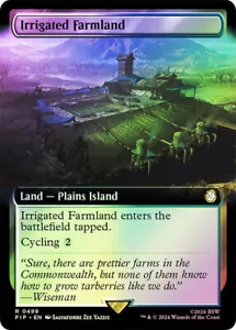 Irrigated Farmland Foil Extended Art Fallout Commander NM MTG - Picture 1 of 1