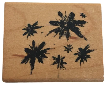 Sello de goma chatarra de club salpicaduras de pintura arte abstracto manchas fabricación de tarjetas artesanía Foto 1 de 4