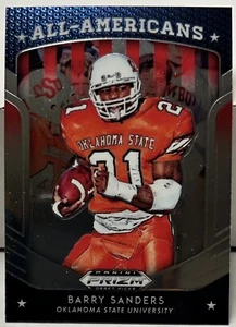 2019 Barry Sanders Prizm Draft Picks All-Americans cromato spedizione gratuita OSU - Foto 1 di 2