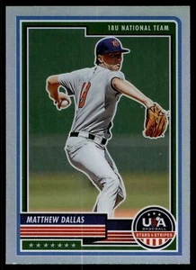 2023 Panini Stars & Stripes MATTHEW DALLAS SILVER PRIZM #45 - Picture 1 of 2