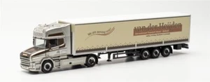 Herpa 1/87 314688 Scania Hauber con BW Van der - NUEVO - Imagen 1 de 1