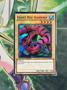 Yu-Gi-Oh! 2011 Giant Red Seasnake WP11-EN008 Super Rare Limited Ed LP/MP - Picture 1 of 4