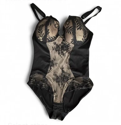 HEAVENLY SHAPEWEAR ADJUSTABLE SHAPER LACE MOLDED CUPS, SIZE 1X, CHEST 32" - Image 1 of 4