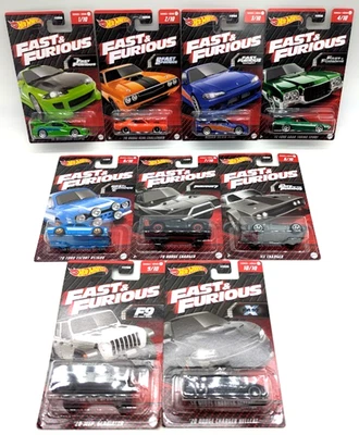 *JUEGO DE CAJA ARRUGADA DE 9* COCHES HOT WHEELS - HNR88 *VER FOTOS* Foto 1 de 4