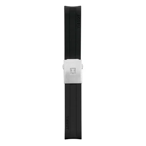 Correa de reloj Tissot T-Touch Expert 21 mm de goma negra con cierre T603026462 - Imagen 1 de 1