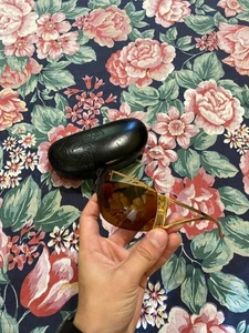 VINTAGE VERSACE OVERZISED SUNGLASSES 90'S MADE IN ITALY Distressed Unisex 90s - Picture 1 of 19