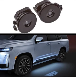 2021-2025 Cadillac Escalade Mirror Puddle Light Kit LED Logo OEM GM 84388982 - Picture 1 of 4