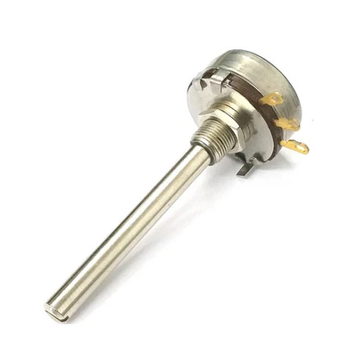 HMS-100, Centralab 100 Ohm 2 Watt Long Shaft Potentiometer ~ RV4NAYSK101A - Image 1 of 2