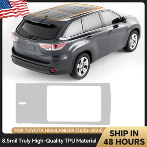 For Toyota Highlander 2020-2024 Sunroof Precut Paint Protection Film Clear PPF - Picture 1 of 20