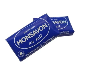 Sapone Monsavon au Lait delicato e idratante dalla Francia 200 g NUOVO DI ZECCA {2 confezione} - Foto 1 di 1