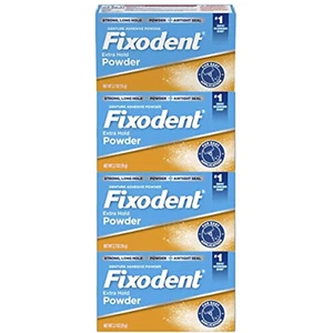 Extra Hold Denture Adhesive Powder, 2.7 Ounce (Pack of 4) - Picture 1 of 12
