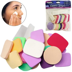 25 Assorted Soft Makeup Sponge Face Pads Cosmetic Foam Make Up Blend Foundation - Picture 1 of 1