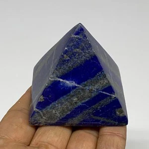 159.8g, 1.8"x2.1"x2.1", Lapis Lazuli Pyramid Crystal Gemstone @Afghanistan, B278 - Picture 1 of 12
