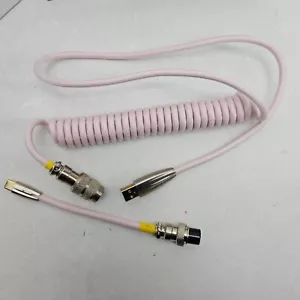 Coiled Aviator USB C Kabel 3.1 LTC Custom Mechanical Keyboard Coiled Type, 1,2m - Bild 1 von 14