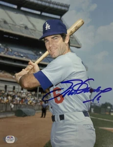 STEVE GARVEY DODGERS 1974 NL MVP & 1981 WORLD SERIES CHAMP SIGNED 8X10 PHOTO PSA - Picture 1 of 3