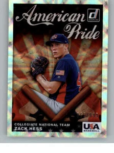 2019 Donruss American Pride #23 Zack Hess \999 (ref 136873) - Picture 1 of 2