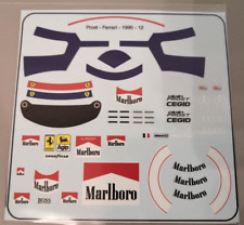 Ferrari 641/2 Alain Prost " Figure Decals " 1990 1/12