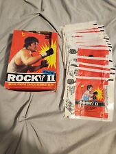 1979 Topps Rocky II (2) Box And All 36 Wax Wrapper Packs. NO CARDS!!