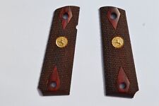 Factory New Colt 1911 45 Auto Rosewood Grips W Gold Rampant Colt Medallions
