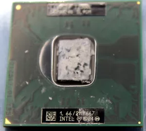 SL9DM Intel Core 2 Duo T2300E Laptop CPU 1.66Ghz 1.66/2M/667 Socket 478 - Picture 1 of 2