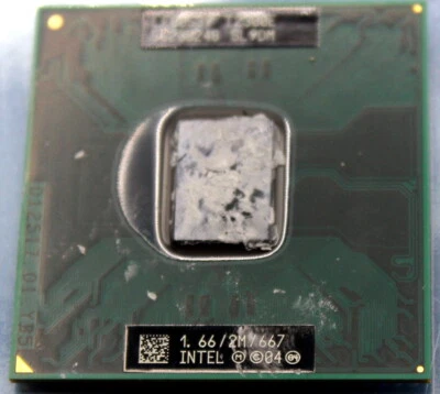 SL9DM Intel Core 2 Duo T2300E Laptop CPU 1.66Ghz 1.66/2M/667 Socket 478 - Image 1 of 2