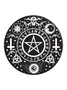 PAGAN WICCA PENTAGRAM SYMBOL WITCH Pendant On 925 Sterling Silver 22" Necklace - Picture 1 of 11