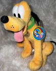 Disney Parks Pluto 10 Plush With 1982 Epcot Center Pin A7