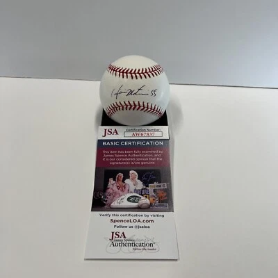 Hideki Matsui Autographed Signed Baseball New York Yankees MLB JSA #AW67837 - Image 1 of 4