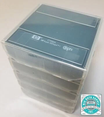 Cartucho de datos original HP Super DLT/SDLT C7980A 160/320 GB cinta DLT 1 320 GB (1 PIEZA) Foto 1 de 4