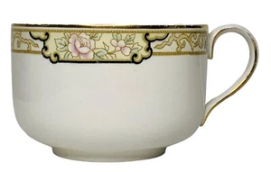 Antike flache Tasse Johnson Brothers JB119 Porzellan Gold - Bild 1 von 5
