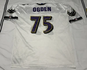 Vtg Champion JONATHAN OGDEN #75 Baltimore Ravens Jersey Mens sz 52 - Picture 1 of 12