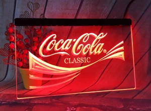 LED Neon Light Sign of COCA COLA for Bar Pub Caffe Club Store Shop Party Kitchen - Picture 1 of 1