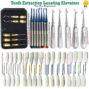 Instumax Dental Elevators Tooth Extraction Luxating Root Tip Implant Surgical CE - Picture 1 of 34