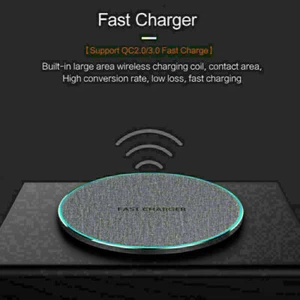 30W Wireless Charger Mat Pad For Phone Apple iPhone 14 Pro Max 11 Samsung S21 - Picture 1 of 12