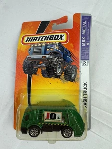Camion della spazzatura vintage 2005 Matchbox #72 (Gestione rifiuti JO verde) - Foto 1 di 2