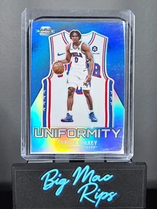 2023-24 Panini Contenders Optic Tyrese Maxey Uniformity #7 Argento! - Foto 1 di 2