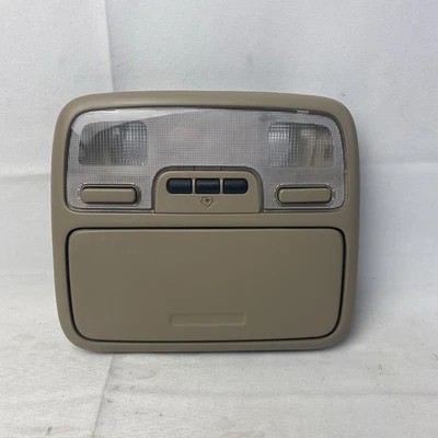 Acura TL 1999-2003 consola aérea domo mapa luz Homelink beige tostado OEM Foto 1 de 4